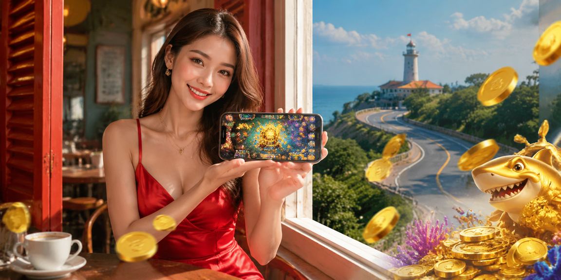 Người chơi Vũng Tàu đăng nhập casino di động bên ly cà phê